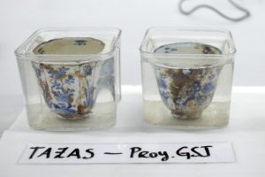 Presentan los objetos recuperados del galeón San José