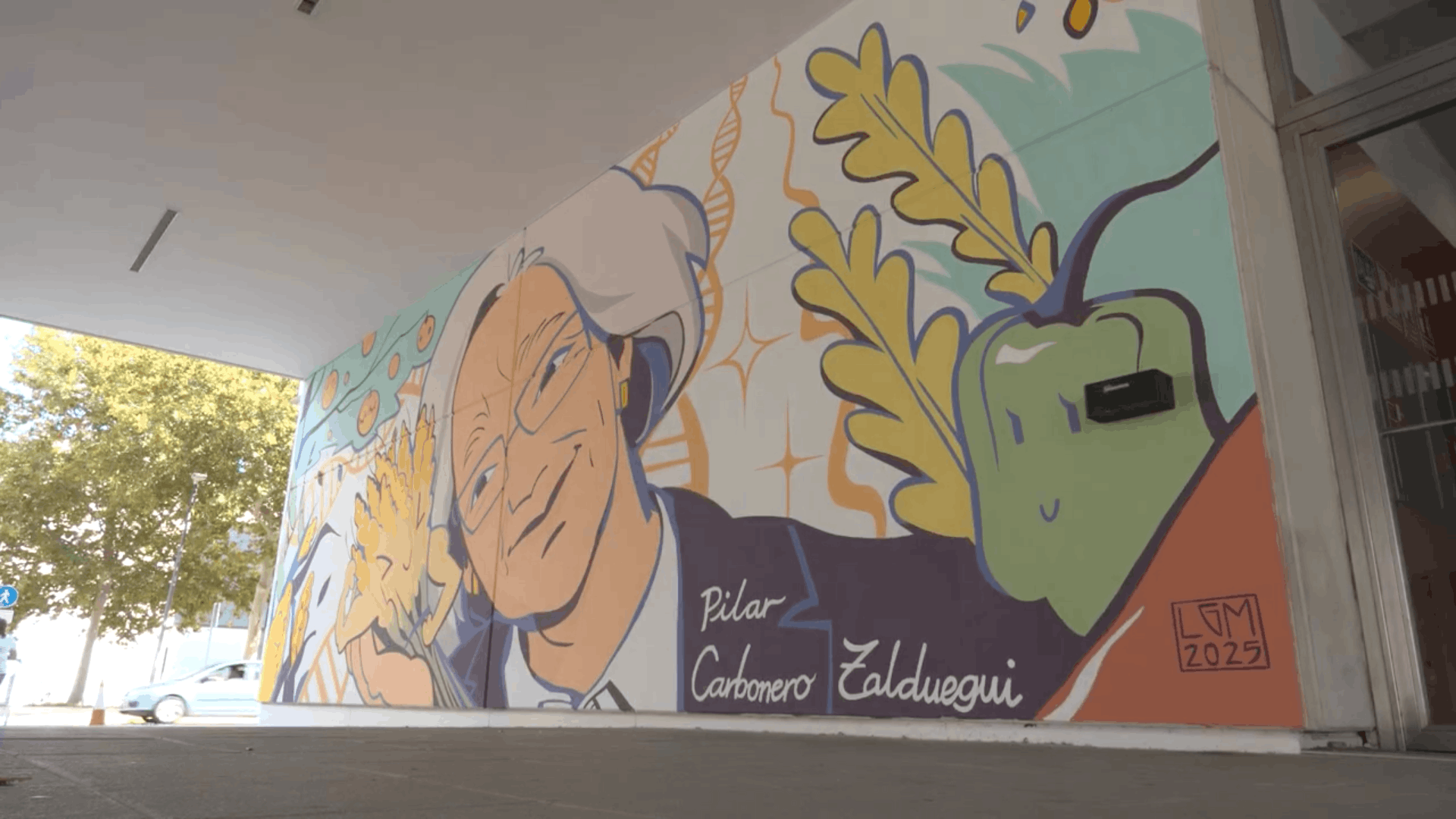 La UPV celebra el legado de Pilar Carbonero con mural