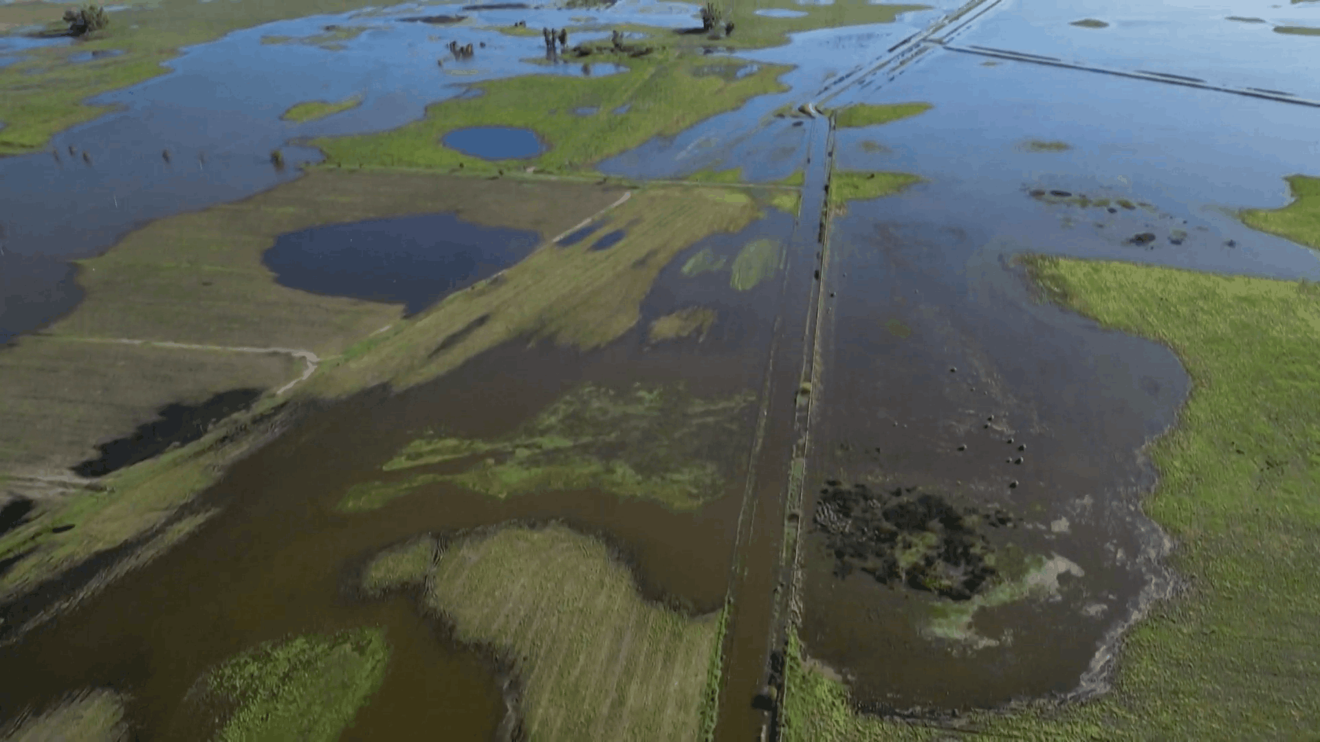 Inundaciones en La Pampa: el campo exige soluciones