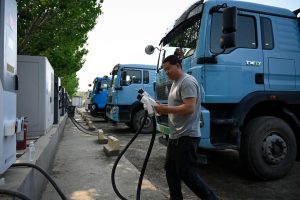 CHINA-TECHNOLOGY-LOGISTICS-AUTO-SHOW
