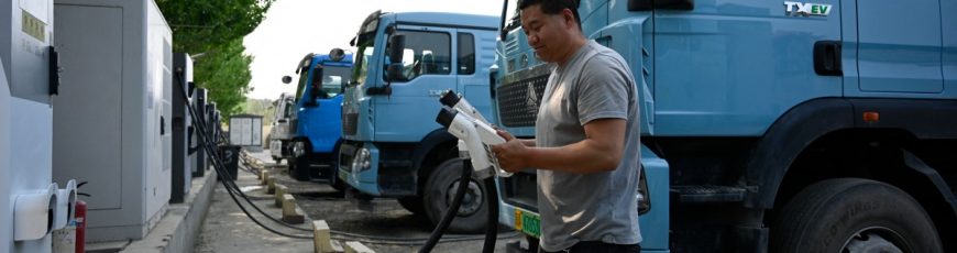 Los camiones eléctricos, más baratos y limpios, transforman la logística de China