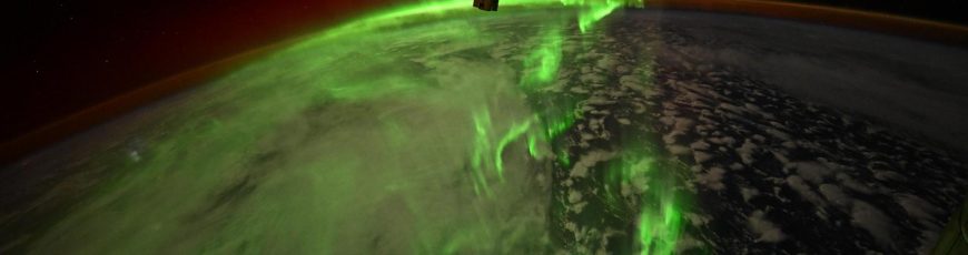 Astronautas de la NASA publican imágenes de auroras australes desde la estación espacial