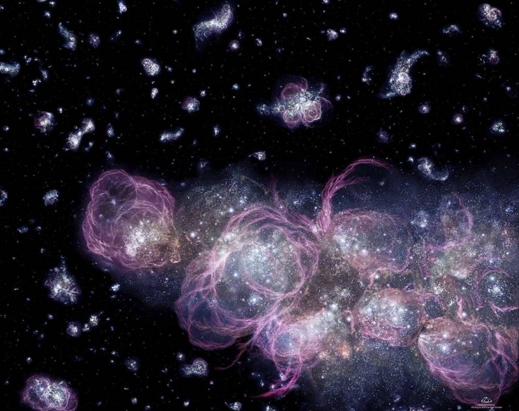Se cree que las primeras estrellas se formaron 100 millones de años después del Big Bang NASA/SINC