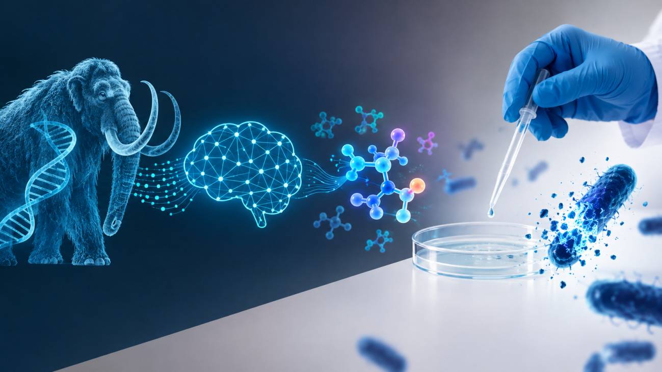 Resucitar moléculas de la Prehistoria contra las superbacterias: la nueva frontera de los antibióticos por IA