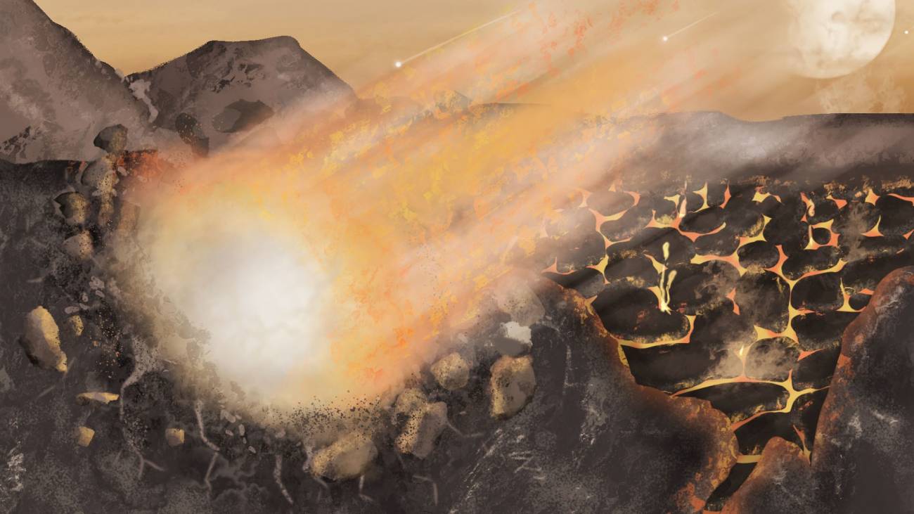 Un modelo físico cuestiona que los cometas fuesen clave en el origen de la vida en la Tierra