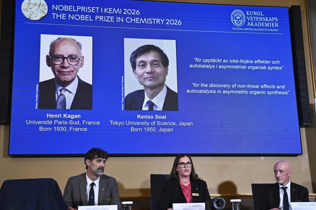 premionobelquimica/EFE/EPA/FREDRIK SANDBERG SWEDEN OUT