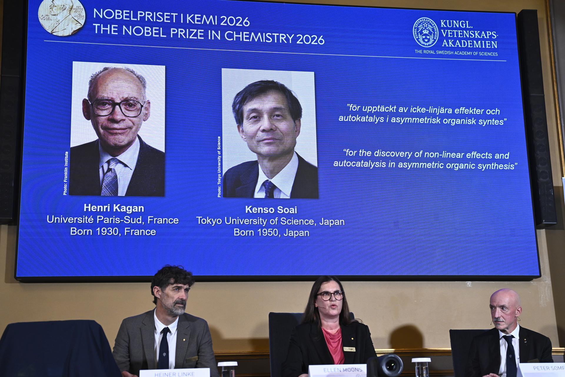 Premio Nobel de Química para Henry B. Kagan y Kenso Soai
